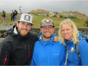 Jonathan, Max, and Heidi - our Backroad's Guides for our Northern Island Multipart Adventure.