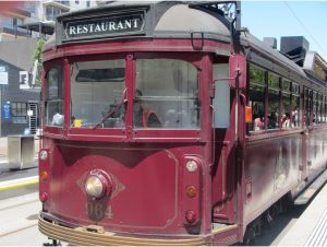The Colonial Tramcar Restaurant - a traveling restaurant