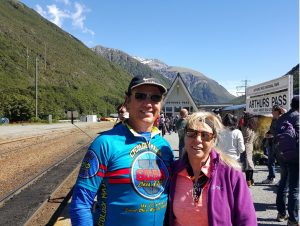 Julie & Rocky at Arthur's Pass.