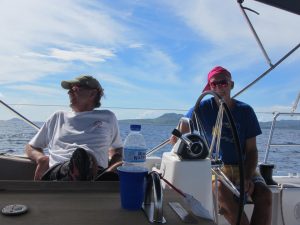 Friends sailing - Rocky & Peter